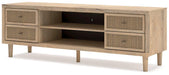 Cielden 72" TV Stand with Electric Fireplace - Furniture Bros & Mattress (Bolingbrook, IL)