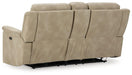 Next-Gen DuraPella Power Reclining Loveseat with Console - Furniture Bros & Mattress (Bolingbrook, IL)
