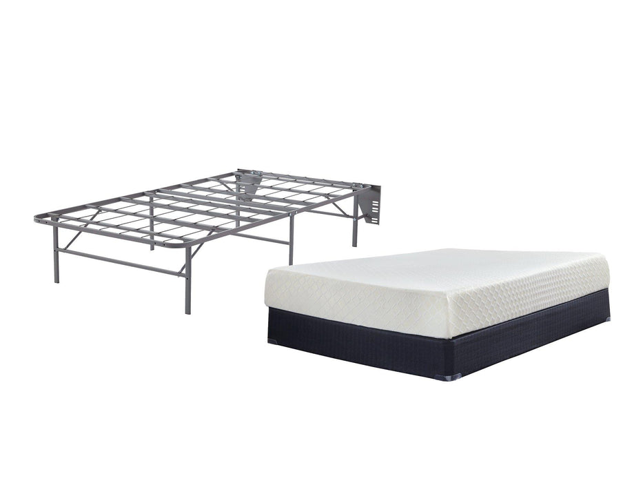 10 Inch Chime Memory Foam Mattress Set - Furniture Bros & Mattress (Bolingbrook, IL)
