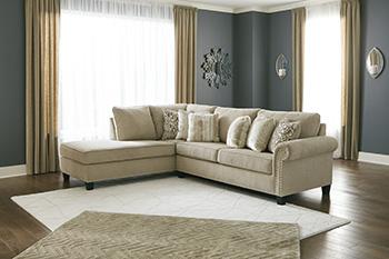 Dovemont 2-Piece Sectional with Chaise - Furniture Bros & Mattress (Bolingbrook, IL)