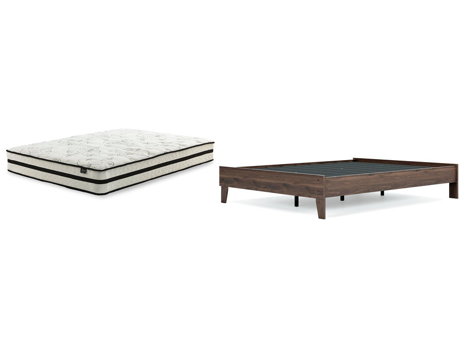 Calverson Bed and Mattress Set - Furniture Bros & Mattress (Bolingbrook, IL)