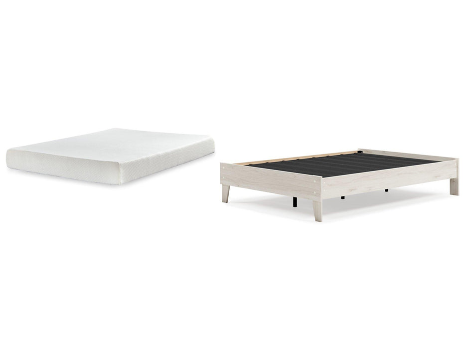 Socalle Bed and Mattress Set - Furniture Bros & Mattress (Bolingbrook, IL)