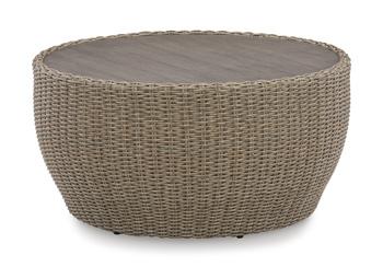 Danson Outdoor Occasional Table Set - Furniture Bros & Mattress (Bolingbrook, IL)
