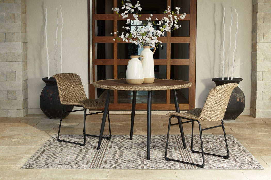 Amaris Outdoor Dining Set - Furniture Bros & Mattress (Bolingbrook, IL)
