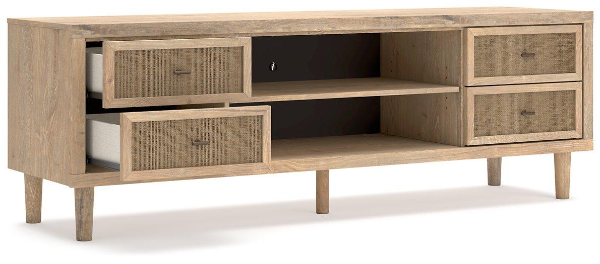 Cielden 72" TV Stand with Electric Fireplace - Furniture Bros & Mattress (Bolingbrook, IL)