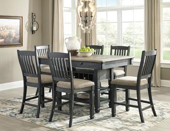 Tyler Creek Counter Height Dining Set - Furniture Bros & Mattress (Bolingbrook, IL)