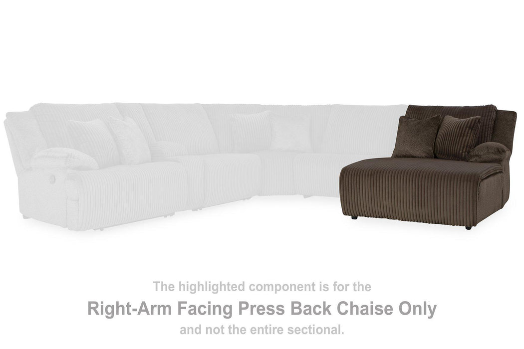 Top Tier Sectional Sofa Chaise - Furniture Bros & Mattress (Bolingbrook, IL)