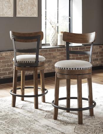 Valebeck Counter Height Bar Stool - Furniture Bros & Mattress (Bolingbrook, IL)