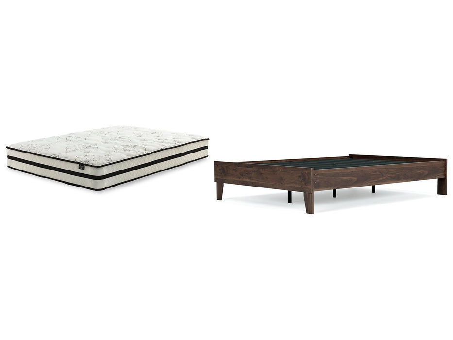 Calverson Bed and Mattress Set - Furniture Bros & Mattress (Bolingbrook, IL)
