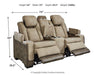 Next-Gen DuraPella Power Reclining Loveseat with Console - Furniture Bros & Mattress (Bolingbrook, IL)