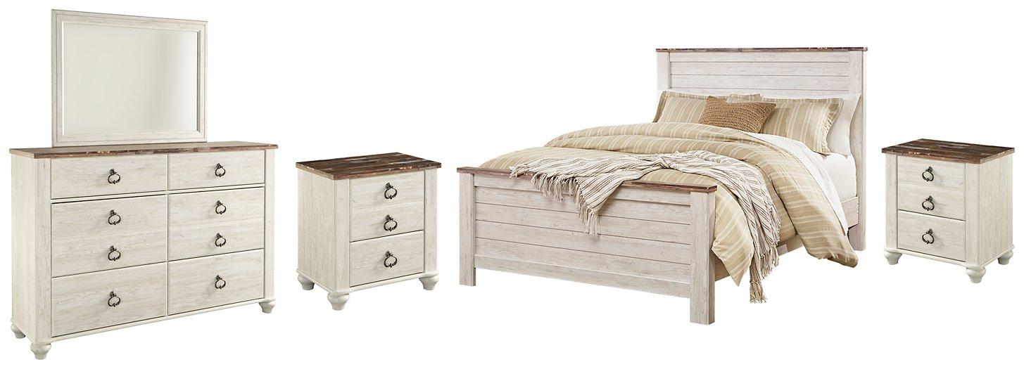 Willowton Bedroom Set - Furniture Bros & Mattress (Bolingbrook, IL)