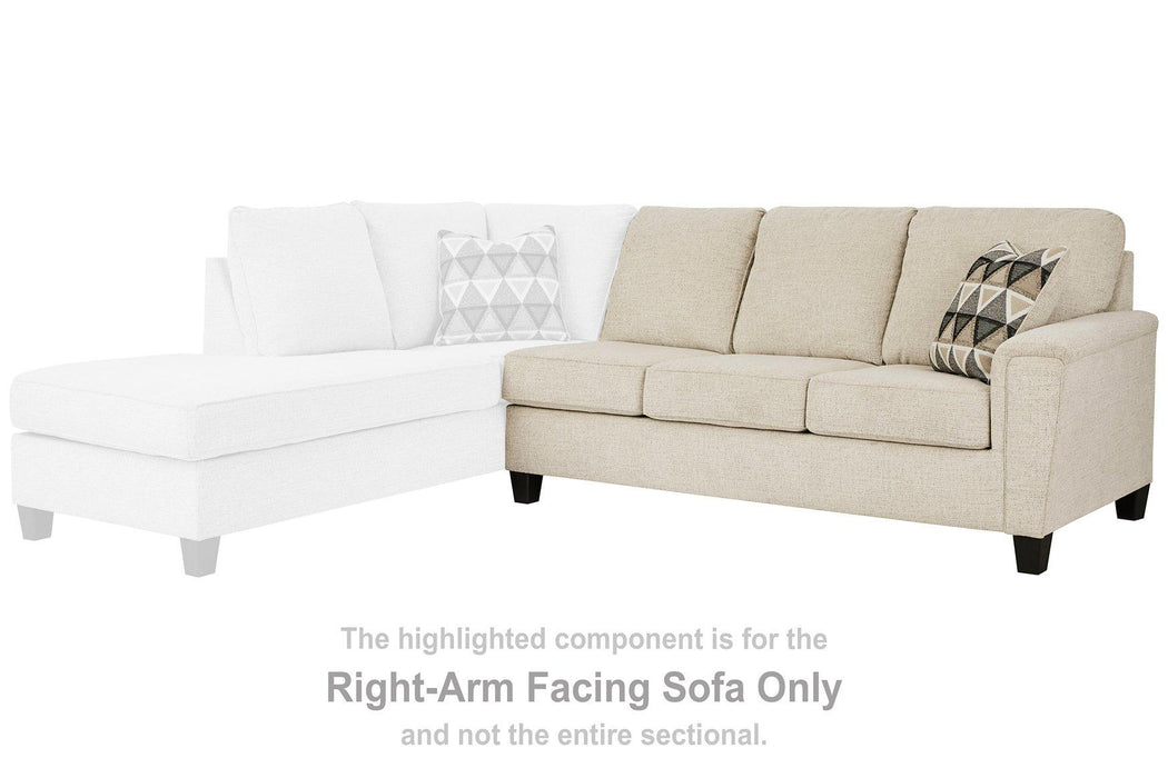 Abinger 2-Piece Sectional with Chaise - Furniture Bros & Mattress (Bolingbrook, IL)