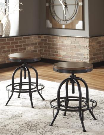 Valebeck Counter Height Bar Stool - Furniture Bros & Mattress (Bolingbrook, IL)