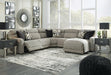 Colleyville Power Reclining Sectional with Chaise - Furniture Bros & Mattress (Bolingbrook, IL)