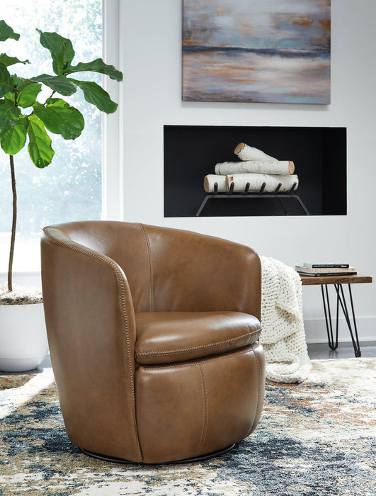 Kierreys Swivel Accent Chair - Furniture Bros & Mattress (Bolingbrook, IL)