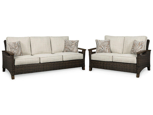 Paradise Trail Outdoor Seating Set - Furniture Bros & Mattress (Bolingbrook, IL)
