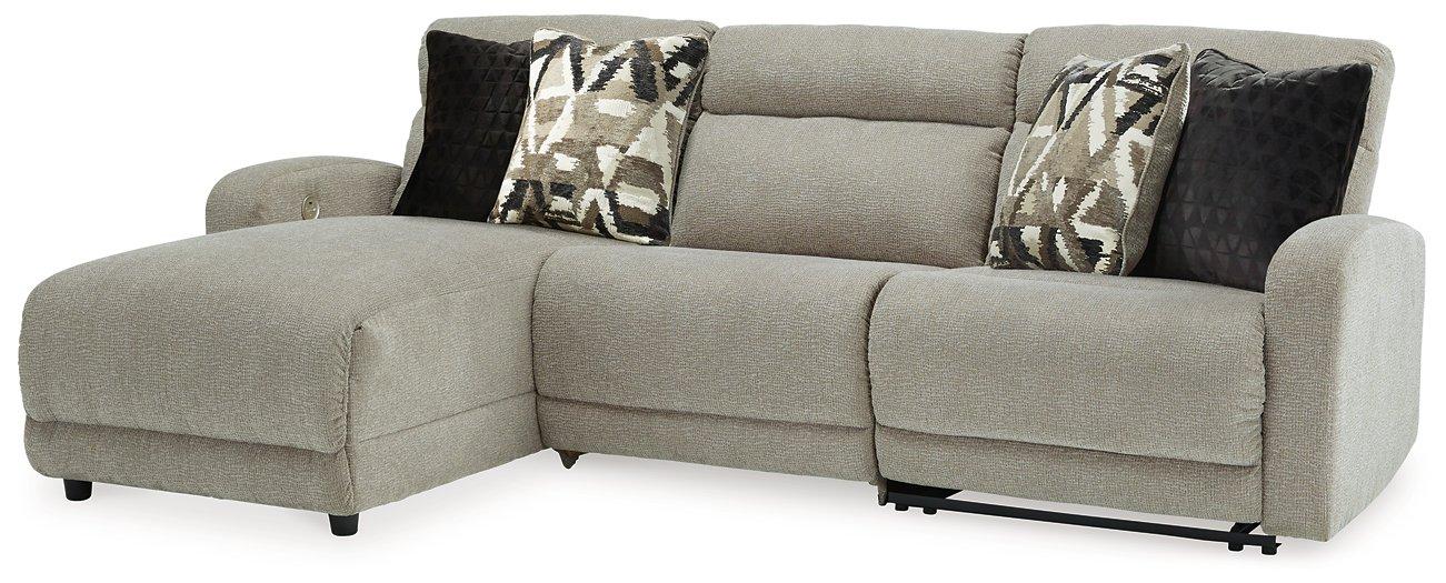 Colleyville Power Reclining Sectional with Chaise - Furniture Bros & Mattress (Bolingbrook, IL)