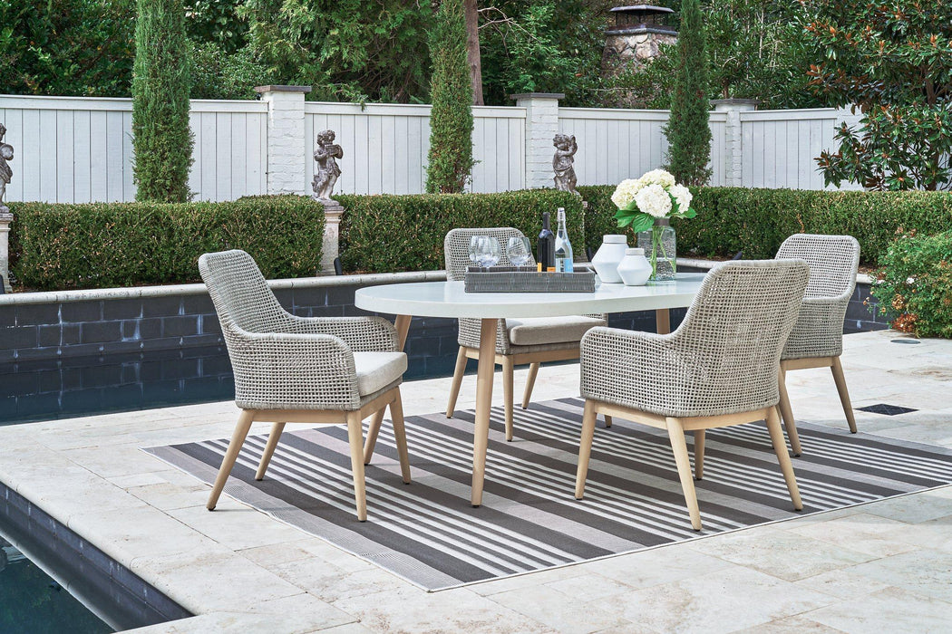 Seton Creek Outdoor Dining Package - Furniture Bros & Mattress (Bolingbrook, IL)