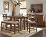 Moriville Counter Height Dining Set - Furniture Bros & Mattress (Bolingbrook, IL)