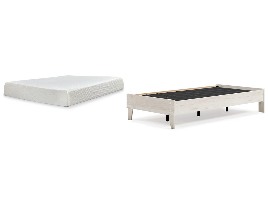 Socalle Bed and Mattress Set - Furniture Bros & Mattress (Bolingbrook, IL)