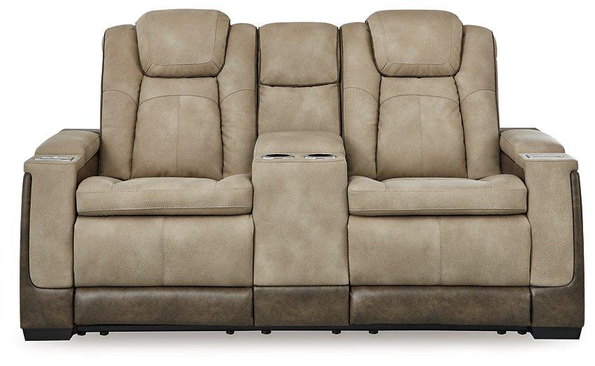 Next-Gen DuraPella Power Reclining Loveseat with Console - Furniture Bros & Mattress (Bolingbrook, IL)