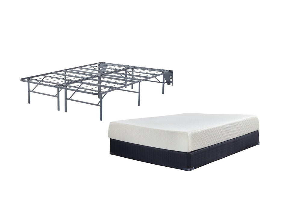 10 Inch Chime Memory Foam Mattress Set - Furniture Bros & Mattress (Bolingbrook, IL)