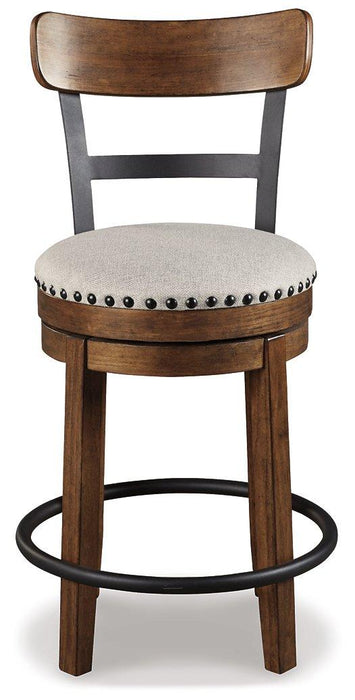 Valebeck Counter Height Bar Stool - Furniture Bros & Mattress (Bolingbrook, IL)