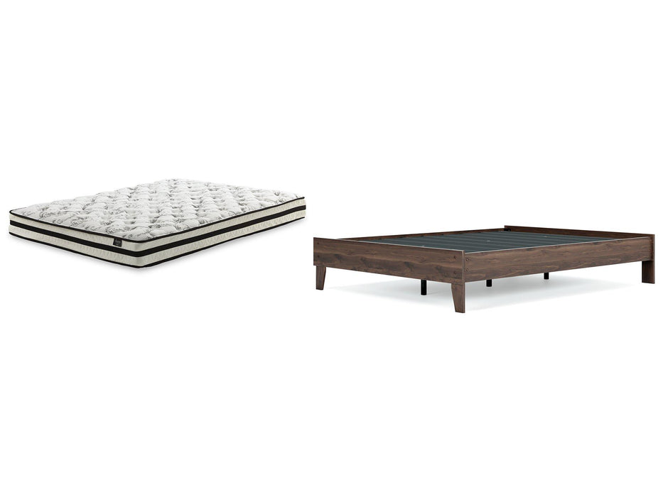 Calverson Bed and Mattress Set - Furniture Bros & Mattress (Bolingbrook, IL)