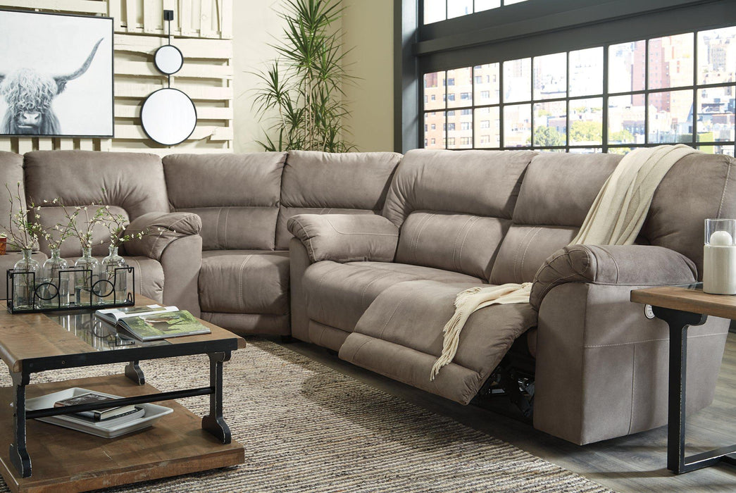 Cavalcade 3-Piece Power Reclining Sectional - Furniture Bros & Mattress (Bolingbrook, IL)