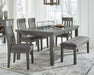 Hallanden Dining Room Set - Furniture Bros & Mattress (Bolingbrook, IL)