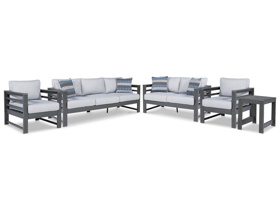 Amora Outdoor Seating Set - Furniture Bros & Mattress (Bolingbrook, IL)