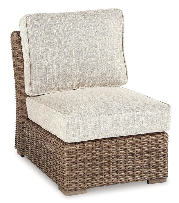 Beachcroft Outdoor Sofa, Lounge Chairs and Fire Pit - Furniture Bros & Mattress (Bolingbrook, IL)