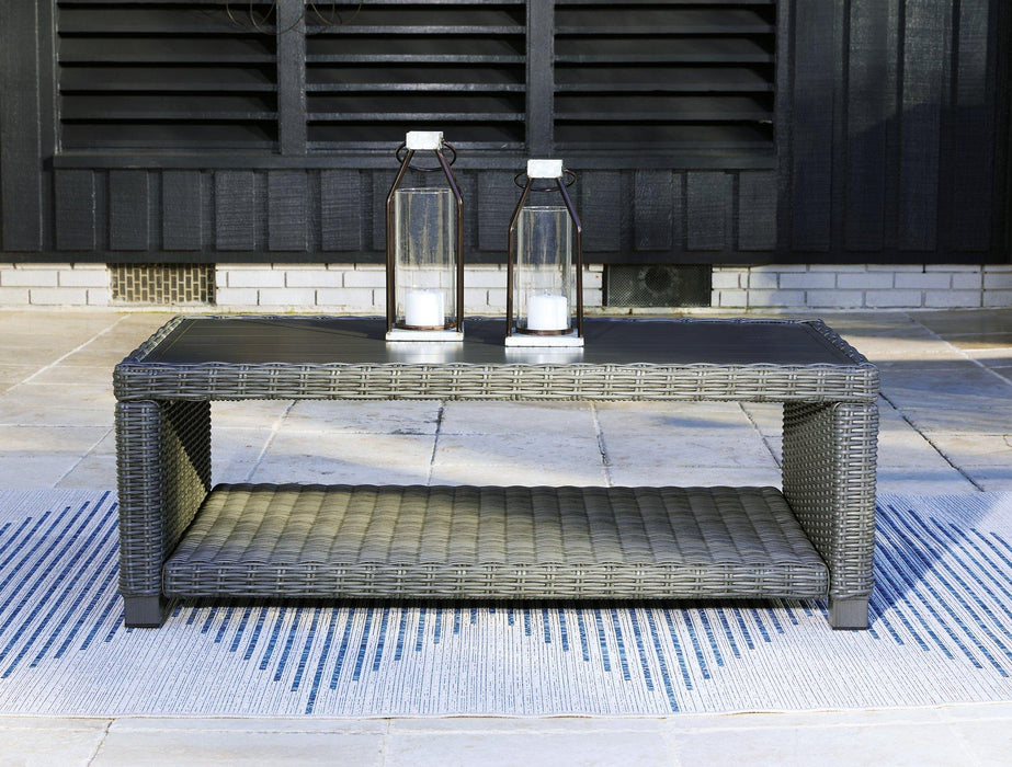 Elite Park Outdoor Occasional Table Set - Furniture Bros & Mattress (Bolingbrook, IL)