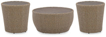 Danson Outdoor Occasional Table Set - Furniture Bros & Mattress (Bolingbrook, IL)