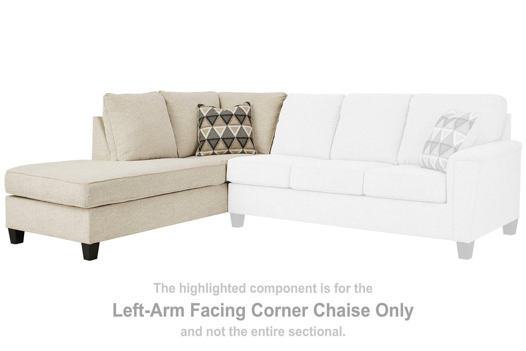 Abinger 2-Piece Sectional with Chaise - Furniture Bros & Mattress (Bolingbrook, IL)