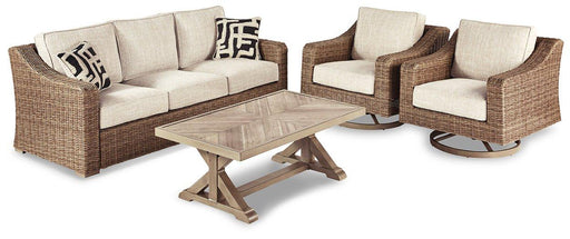 Beachcroft Outdoor Conversation Set - Furniture Bros & Mattress (Bolingbrook, IL)