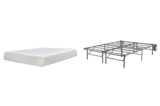 10 Inch Chime Memory Foam Mattress Set - Furniture Bros & Mattress (Bolingbrook, IL)