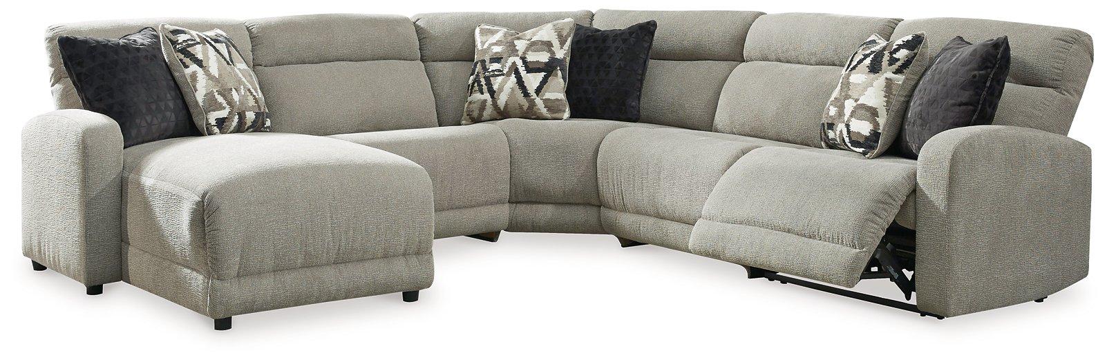 Colleyville Power Reclining Sectional with Chaise - Furniture Bros & Mattress (Bolingbrook, IL)