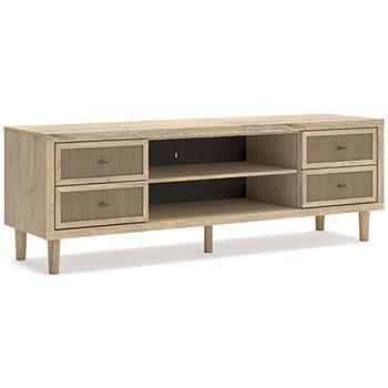 Cielden 72" TV Stand with Electric Fireplace - Furniture Bros & Mattress (Bolingbrook, IL)