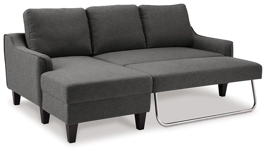 Jarreau Sofa Chaise Sleeper - Furniture Bros & Mattress (Bolingbrook, IL)
