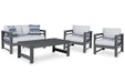 Amora Outdoor Seating Set - Furniture Bros & Mattress (Bolingbrook, IL)