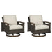Paradise Trail Outdoor Loveseat, Lounge Chairs and Fire Pit Table - Furniture Bros & Mattress (Bolingbrook, IL)