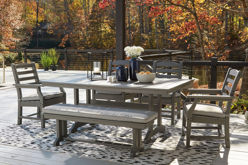 Visola Outdoor Dining Set - Furniture Bros & Mattress (Bolingbrook, IL)