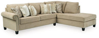 Dovemont 2-Piece Sectional with Chaise - Furniture Bros & Mattress (Bolingbrook, IL)