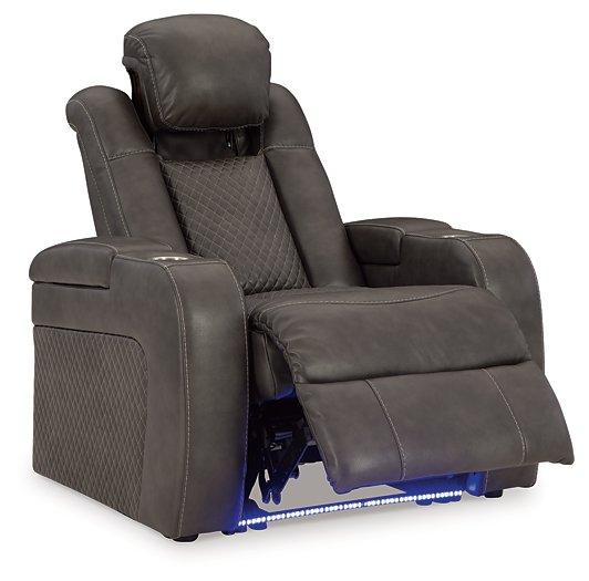 Fyne-Dyme Power Recliner - Furniture Bros & Mattress (Bolingbrook, IL)