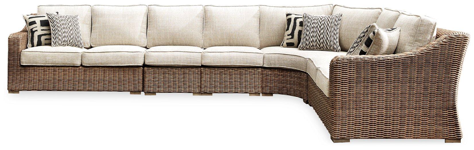 Beachcroft Outdoor Seating Set - Furniture Bros & Mattress (Bolingbrook, IL)