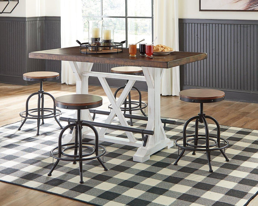Valebeck Counter Height Dining Table - Furniture Bros & Mattress (Bolingbrook, IL)