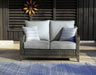 Elite Park Outdoor Loveseat, Lounge Chairs and Cocktail Table - Furniture Bros & Mattress (Bolingbrook, IL)