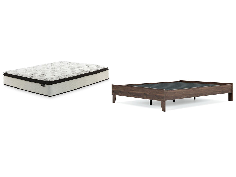 Calverson Bed and Mattress Set - Furniture Bros & Mattress (Bolingbrook, IL)