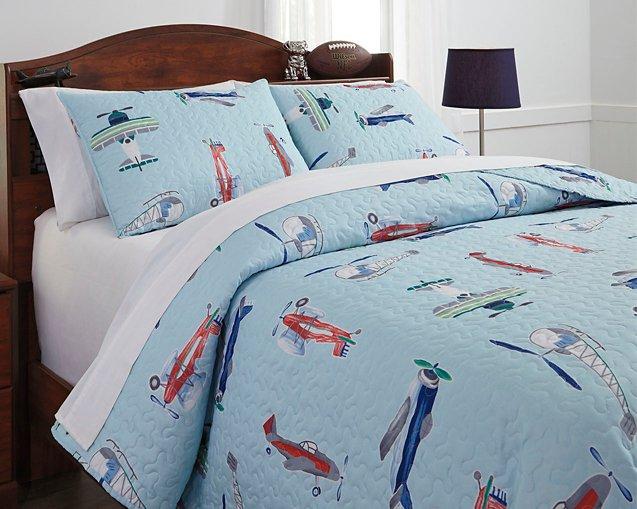 McAllen 3-Piece Quilt Set - Furniture Bros & Mattress (Bolingbrook, IL)
